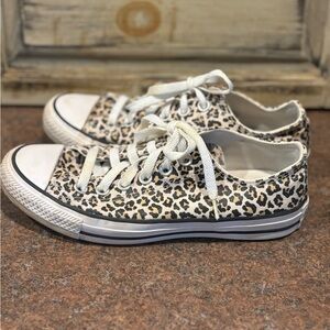 Leopard Print Converse Sneakers